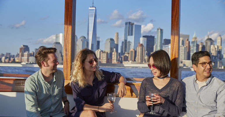 NYC Statue and Skyline Guided Boat Tour from North Cove Marina