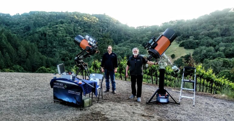 Night Sky Observation Experience in Healdsburg California