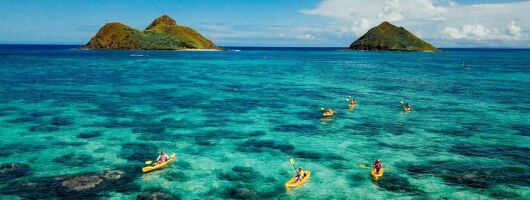Kailua Twin Islands Guided Kayak Tour, Oahu