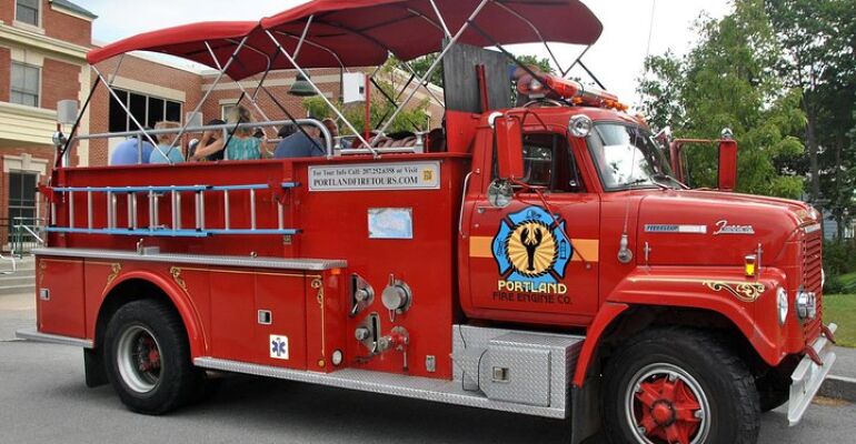 Portland Fire Engine Historical Sightseeing Tour