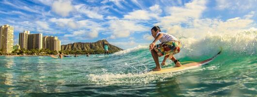 Surfing Lessons On Waikiki Beach