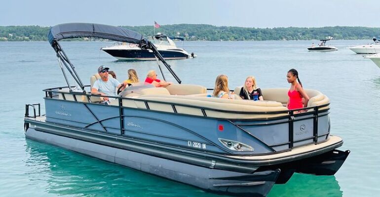 Traverse City Pontoon Boat Adventure