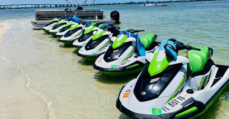 Miami Beach Jet Ski Adventure with Bluetooth