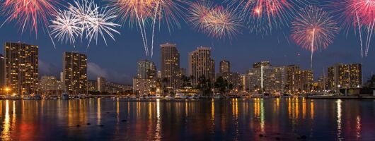 Friday Night Waikiki Fireworks Catamaran Cruise