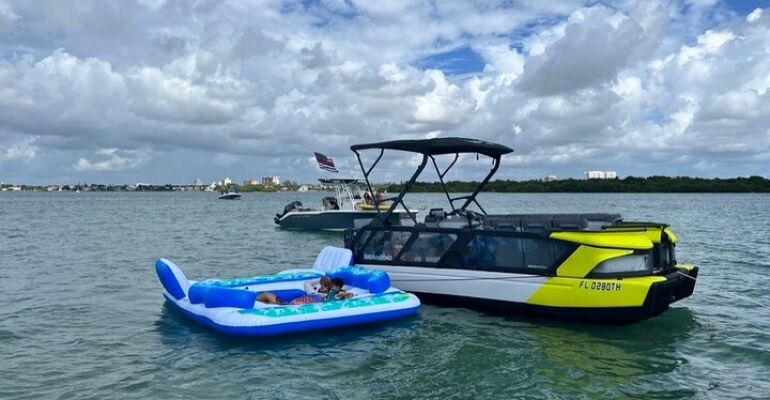 Miami Ocean Playground Pontoon Experience Tour