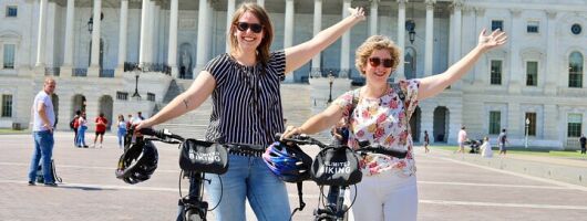 Private Washington DC Monuments Day or Night Bike Tour