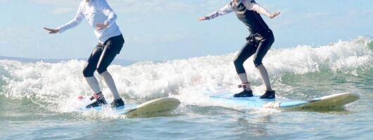Private Surf Lessons for Beginners in Kihei at Kalama Park
