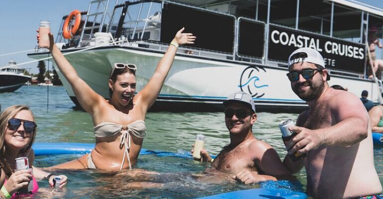 St. Petersburg Sandbar Party Boat Cruise Experience