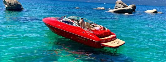 Luxury Boat Charter on Beautiful Lake Tahoe