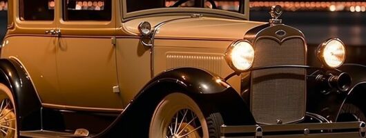 1 Hour - Private New York City Lights Tour in Vintage Car 