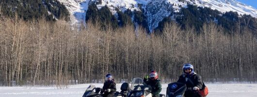 Snowmobile and Snowshoe Dual Adventure in Kenai Fjords NP