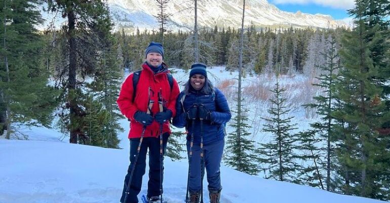 Glacier National Park Custom Snowshoe Tour