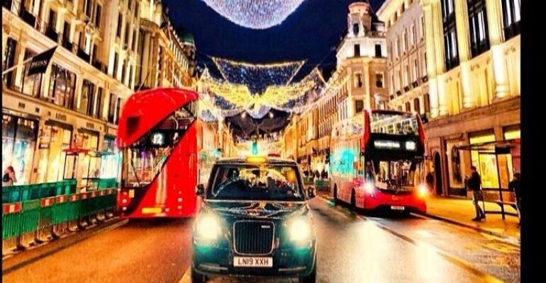 London Christmas Lights Electric Tour Experience