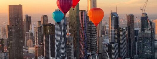 Melbourne Balloon Flight at Sunrise