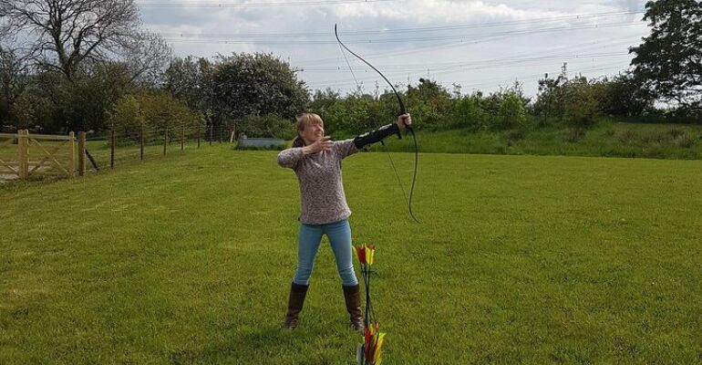 Whitland Aerial Archery Adventure Experience