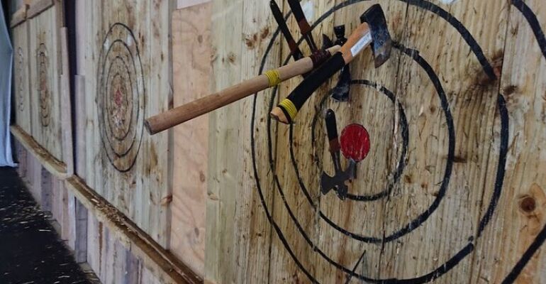 Whitland Axe and Knife Throwing Experience