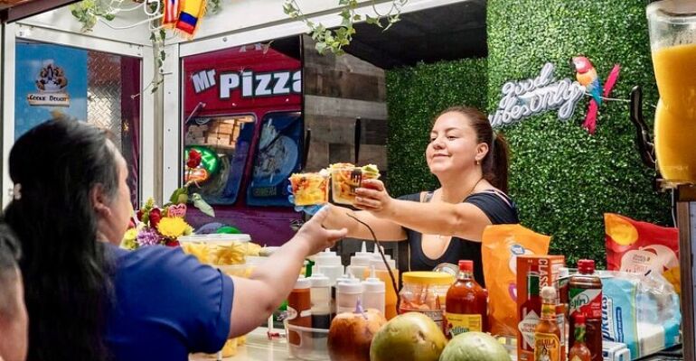 Orlando World Food Truck Park Experience