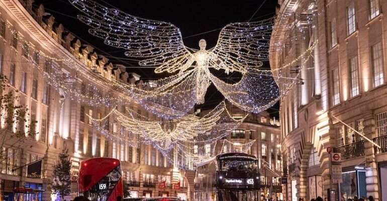 London Christmas Lights and Taxi Tour