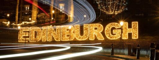Edinburgh Winter Festivals Private Tour in a Premium Minivan