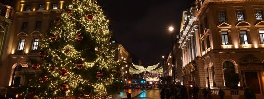 Private Christmas Lights Taxi Tour of London