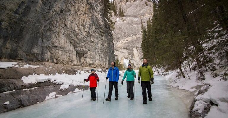 Grotto Canyon Frozen Creek Walking Tour