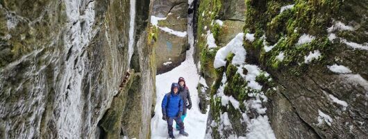 Private Singhampton Caves Snowshoe, Collingwood/Blue Mountain