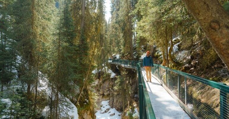 Canadian Rockies Winter Exploration Shuttle Tour