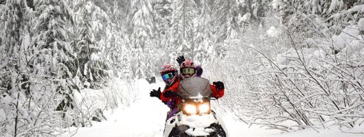 Family Snowmobile Tour in Whistler