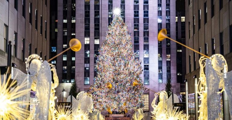 Manhattan Holiday Lights Bus Tour Experience