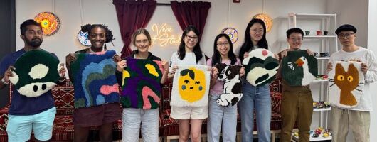 Rug Tufting Workshop in Philadelphia with Turkish Tea