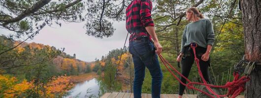 Canopy Tour at Haliburton Forest