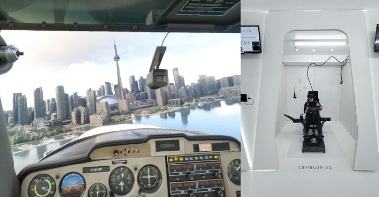 Toronto VR Flight Simulator Experience