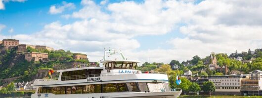 By boat to the brewery from to Koblenz