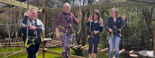 North Devon: SkyTrail High Ropes Course