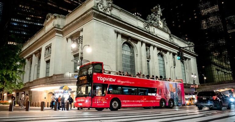 New York City Open-Top Night Bus Tour