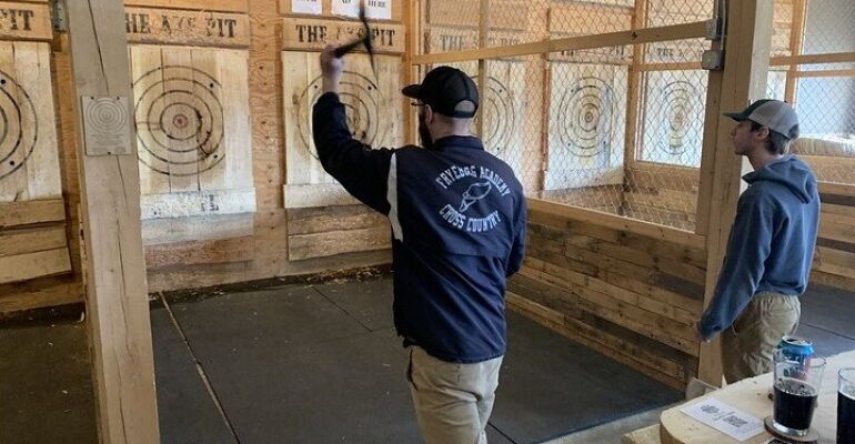 Portland Brewery and Axe-Throwing Adventure