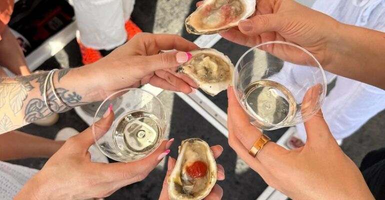 Portland Coastal Oysters and Prosecco Cruise