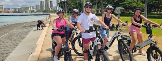Honolulu E-Bike Shared Group Tour