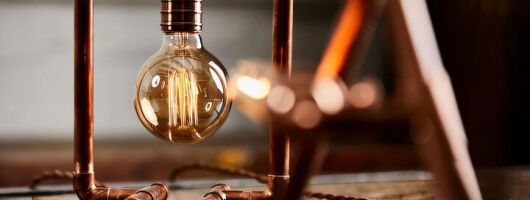 Custom Copper Lamp Making Class - Brooklyn, New York