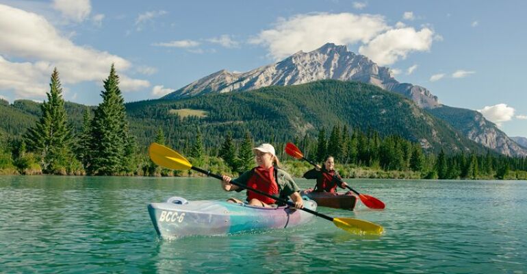 Banff Bow River Kayaking Adventure