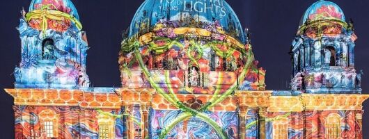 Berlin Rickshaw Festival of Light TV-Tower to Brandenburger Tor 