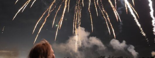 Kayak Under the Fireworks in Mission Bay