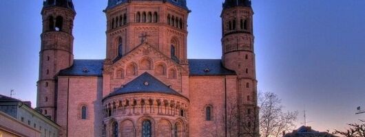 Evening walking tour of Mainz Rhine bank and Old Town