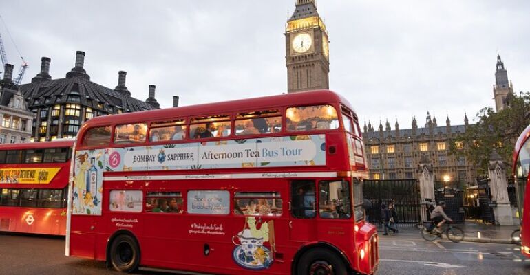London Gin Lovers Afternoon Tea Bus Tour