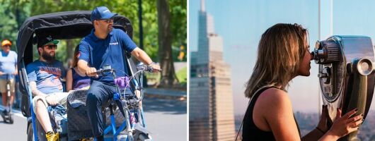Central Park Pedicab Tour with Top of the Rock Access