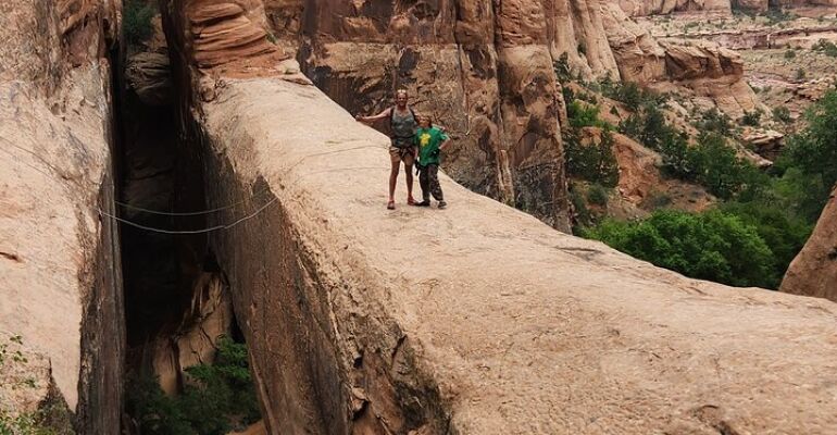 Moab Medieval Chamber Canyoneering Adventure