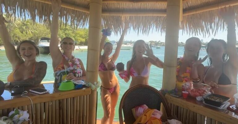 Miami Tiki Island Sandbar Cruise Adventure