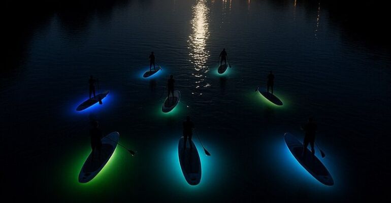 Daytona Beach iSUP Glow Paddleboard Adventure