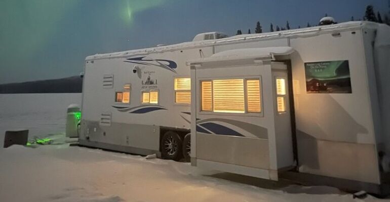 Fairbanks Ice Fishing and Aurora Chasing Adventure