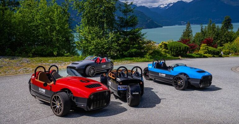 Vancouver Scenic Cruise in Vanderhall Roadster